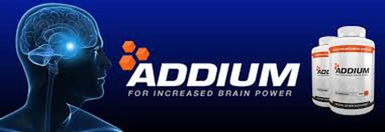 addium limitless pill for increased brain power - blue backgrond