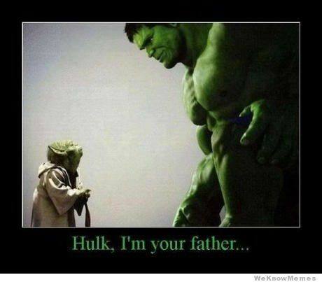 hulk i am your father yoda and hulk